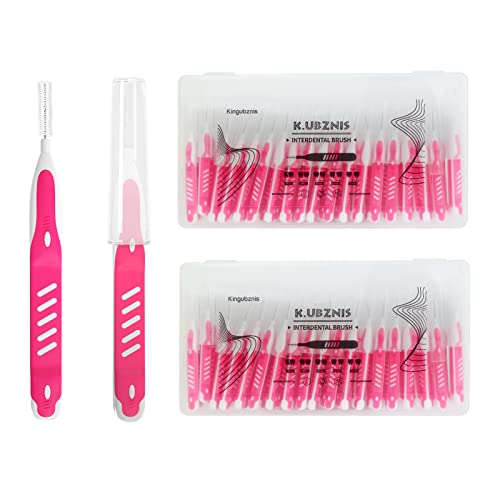 Interdental Brushes, Dental Brush Cleaner Toothpick Flossing Head Tooth Clean...