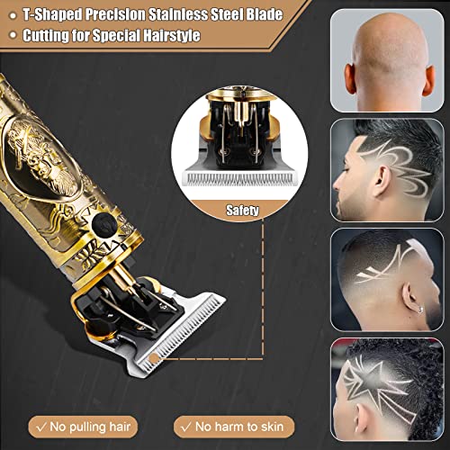 Hair Clippers Beard Trimmer for Men,Professional Mens Cordless Barber Clipper...