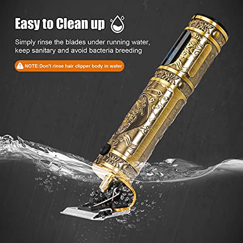 Hair Clippers Beard Trimmer for Men,Professional Mens Cordless Barber Clipper...