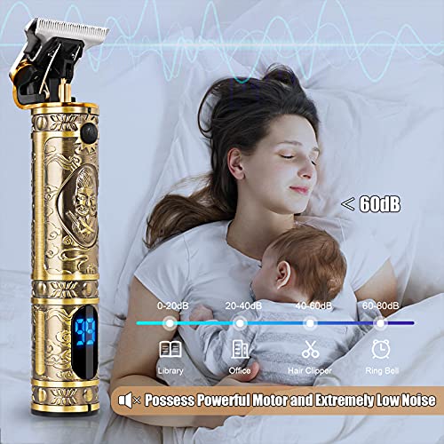 Hair Clippers Beard Trimmer for Men,Professional Mens Cordless Barber Clipper...