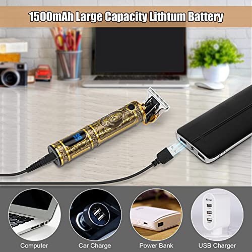 Hair Clippers Beard Trimmer for Men,Professional Mens Cordless Barber Clipper...