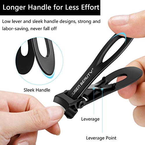 Nail Clippers for Thick Nails, Extra Wide Jaw Opening Nail Cutter for Hard To...