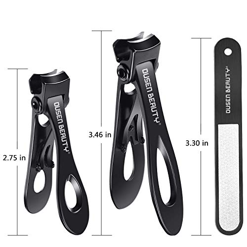 Nail Clippers for Thick Nails, Extra Wide Jaw Opening Nail Cutter for Hard To...