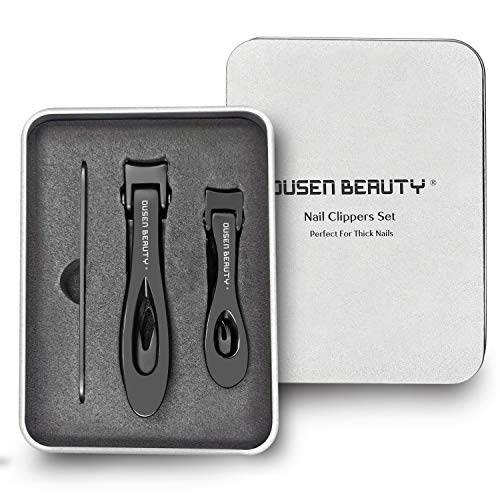 Nail Clippers for Thick Nails, Extra Wide Jaw Opening Nail Cutter for Hard To...