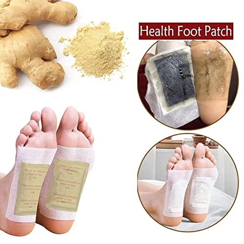 Foot Pads, 120 Pcs Outgeek Natural Bamboo Vinegar Ginger Foot Pad Foot Care P...