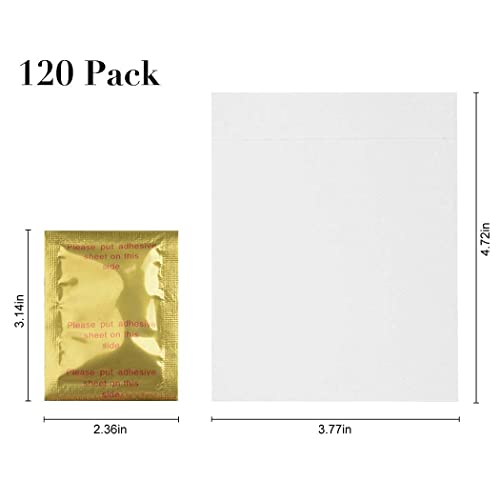 Foot Pads, 120 Pcs Outgeek Natural Bamboo Vinegar Ginger Foot Pad Foot Care P...