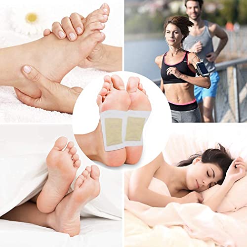 Foot Pads, 120 Pcs Outgeek Natural Bamboo Vinegar Ginger Foot Pad Foot Care P...