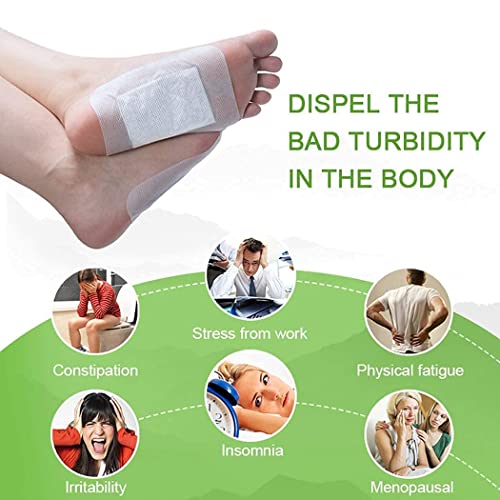 Foot Pads, 120 Pcs Outgeek Natural Bamboo Vinegar Ginger Foot Pad Foot Care P...