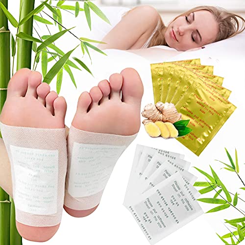 Foot Pads, 120 Pcs Outgeek Natural Bamboo Vinegar Ginger Foot Pad Foot Care P...