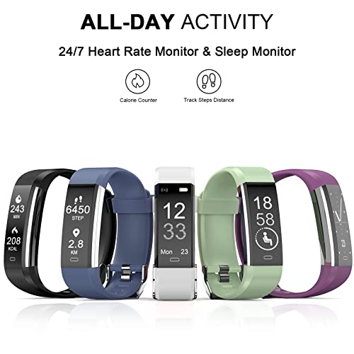 Overfly Fitness Tracker with Connected GPS, Activity Tracker Watch with Heart...