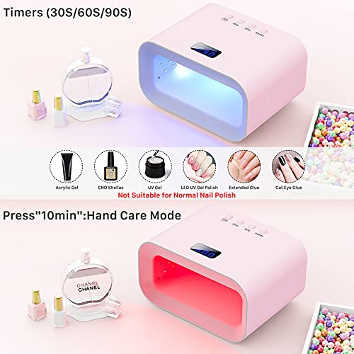 O'vinna UV LED Nail Lamp 150W, UV Light for Gel Nails, Nail Dryer for Regular...