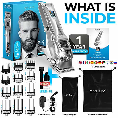 [Newest 2022] Hair Clippers for Men - Professional Cordless Rechargeable Clip...