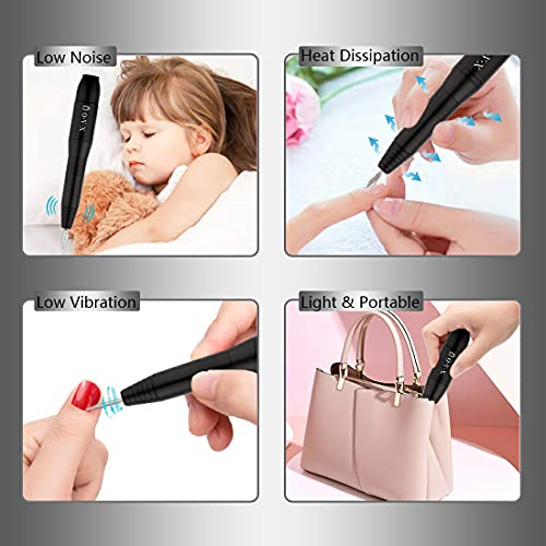 Nail Drill Kit Electric Nail File Portable Nail Drill Machine Professional Ma...