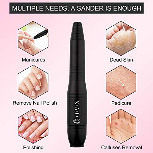 Nail Drill Kit Electric Nail File Portable Nail Drill Machine Professional Ma...