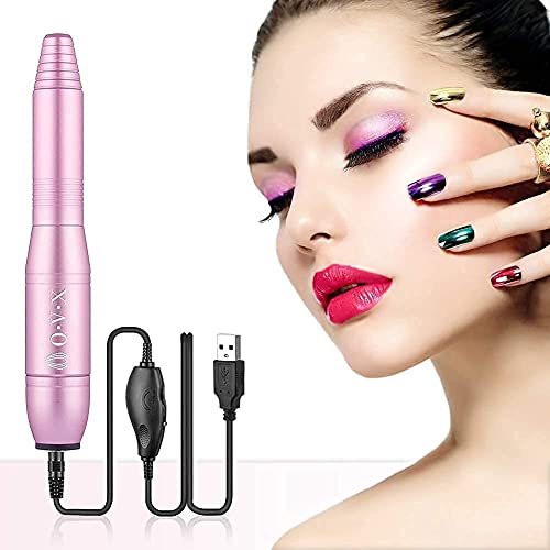 Portable Electric Nail Drill Machine, Professional 20000 RPM USB Manicure Ped...