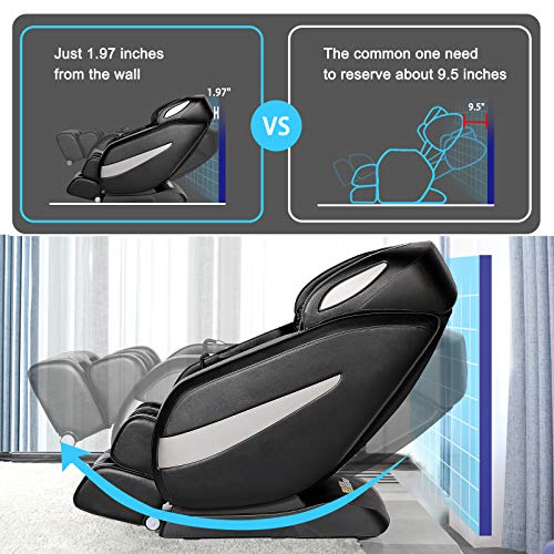 Massage Chair,Zero Gravity SL Track Massage Chair, Full Body Shiatsu Massage ...