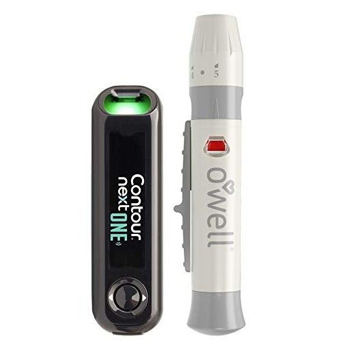 Contour Next Blood Glucose ONE Meter + O'WELL Lancing Device, User Manual, Lo...
