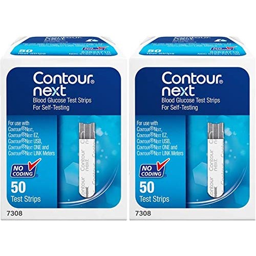 Contour Next ONE Blood Glucose Kit | Contour Next ONE Bluetooth Meter, 100 Co...