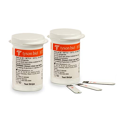 O’Well Tyson Bio HT100 Blood Glucose Test Strips, 100 Count