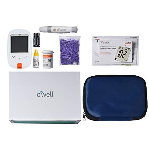 O'WELL Tyson Blood Glucose Monitoring Kit | Starter Kit + 50 Refills | Tyson ...