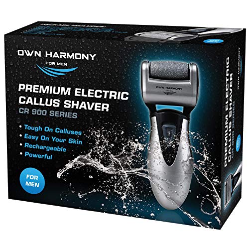 Electric Foot Callus Remover, Feet Scrubber: Own Harmony Rechargeable Mens Pe...
