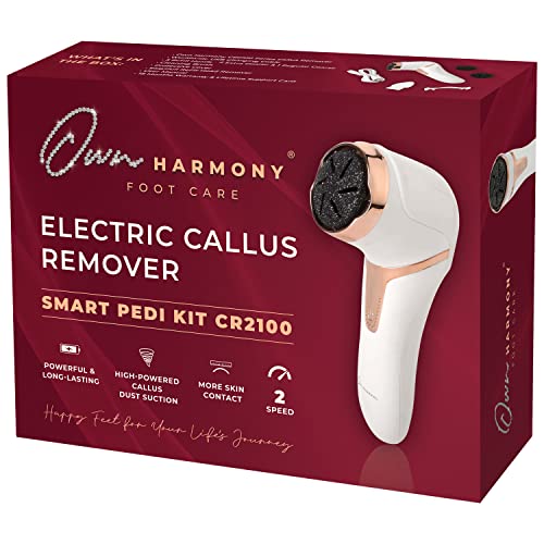 Own Harmony Electric Callus Remover with Vacuum - Foot Care for Women - Profe...