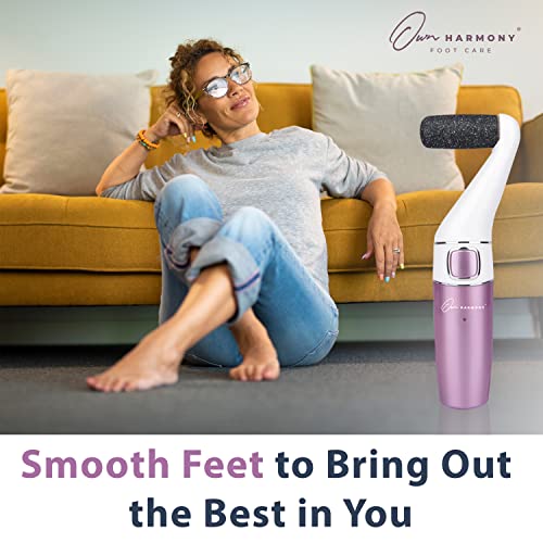 Own Harmony Professional Pedi Foot Care for Women: Rechargeable Pedicure Tool...