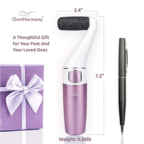 Own Harmony Professional Pedi Foot Care for Women: Rechargeable Pedicure Tool...