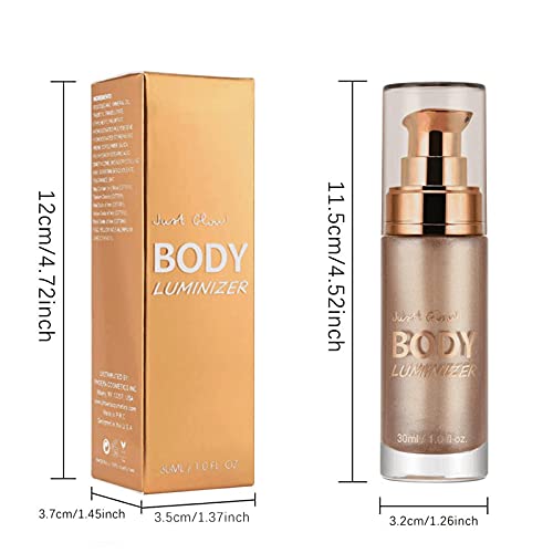 KYDA Body Luminizer, Waterproof Moisturizing and Glow For Face & Body, Radian...