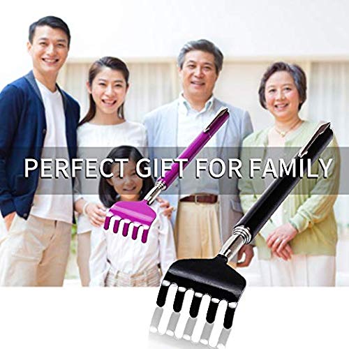 Portable Extendable Back Scratcher, RUTAI Telescoping Scratcher Tetractable C...