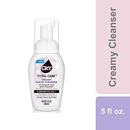 OXY TOTAL CARE Creamy Foaming Facial Cleanser With Hyaluronic Acid Plus Anti-...