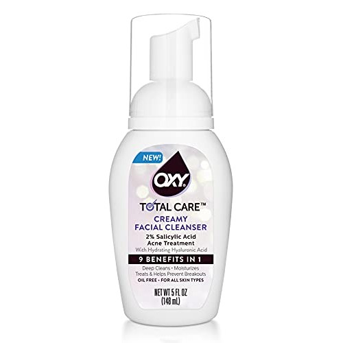 OXY TOTAL CARE Creamy Foaming Facial Cleanser With Hyaluronic Acid Plus Anti-...