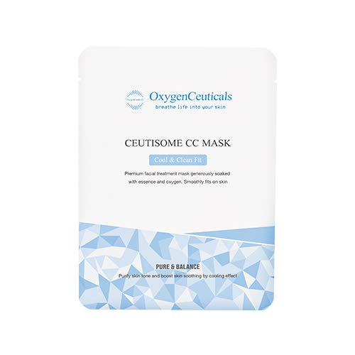 Premium Korean Facial mask sheets for cooling, calming and moisturizing, Ceut...