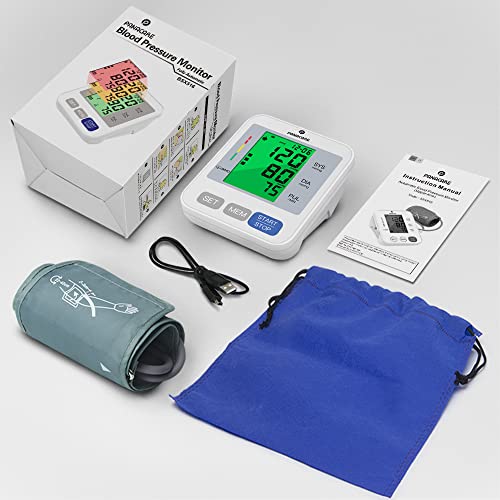 Blood Pressure Machine for Upper Arm 3.4'' Tri-Color Backlight Screen PANACAR...