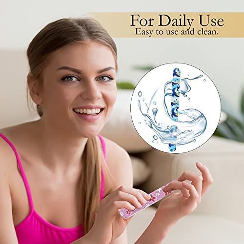 P2P Nails Colorful Nail File Strips - Double Sided Filers for Shaping and Smo...