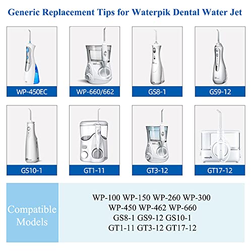 TB100E Replacement Toothbrush Tips for Waterpik Dental Water Jet WP100 WP300 ...
