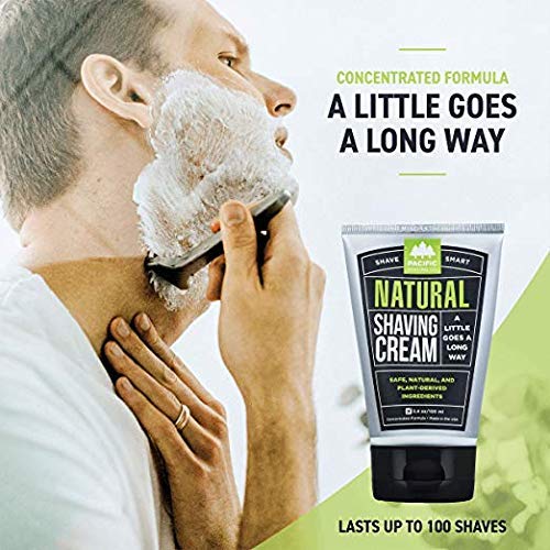 Pacific Shaving Company Natural Shave Cream - with Safe, Natural, and Plant-D...