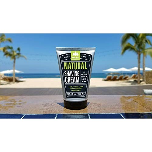 Pacific Shaving Company Natural Shave Cream - with Safe, Natural, and Plant-D...