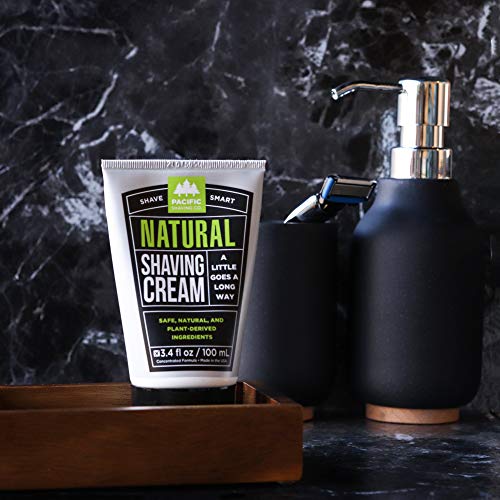 Pacific Shaving Company Natural Shave Cream - with Safe, Natural, and Plant-D...