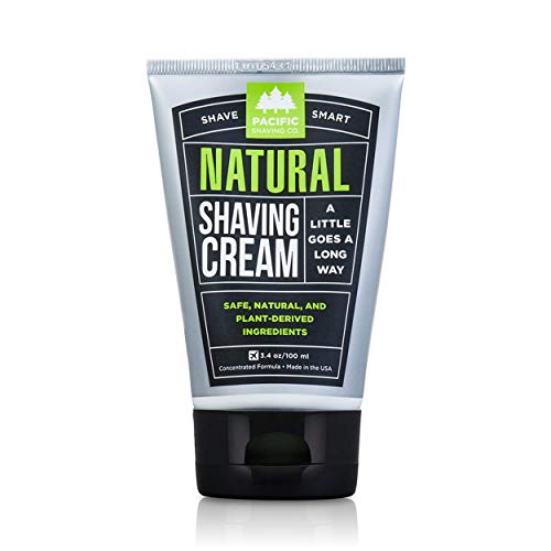 Pacific Shaving Company Natural Shave Cream - with Safe, Natural, and Plant-D...