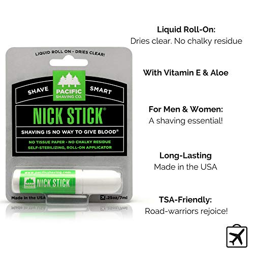 Pacific Shaving Company Nick Stick - No Tissue Paper, No Chalky Residue, Drie...