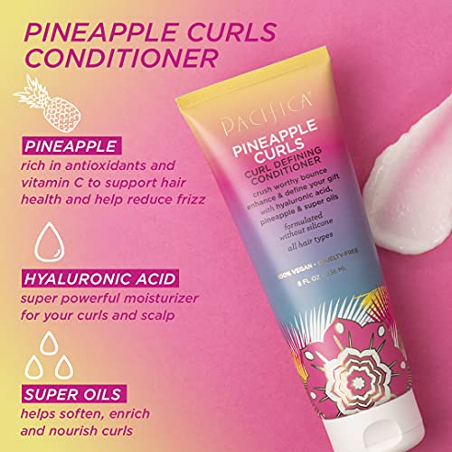 Pacifica Beauty, Pineapple Curls Curl Defining Natural Conditioner, For Curly...