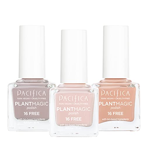 Pacifica Beauty | Plant Magic Neutral Nail Polish Set | Long Lasting Formula ...