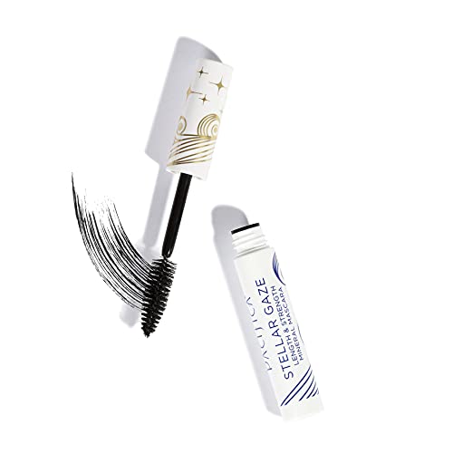 Pacifica Beauty Stellar Gaze Length and Strength Mineral Mascara, Black, Vita...