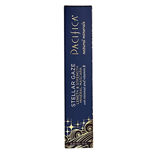 Pacifica Beauty Stellar Gaze Length and Strength Mineral Mascara, Black, Vita...
