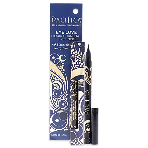 Pacifica, Liquid Eyeliner Eye Love Charcoal, 0.02 Fl Oz