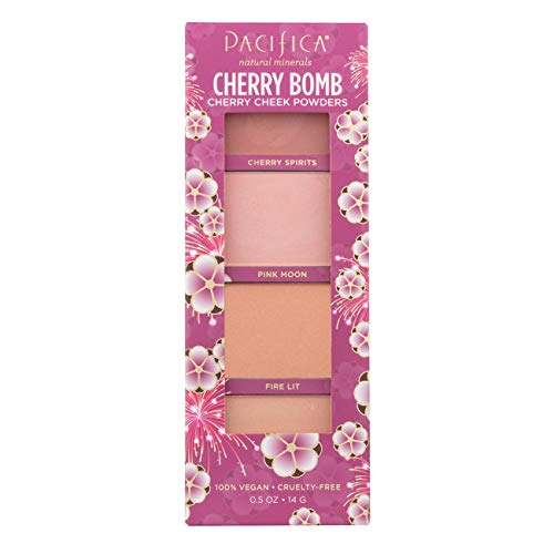 Pacifica, Powder Cheek Cherry Bomb, 0.5 Ounce