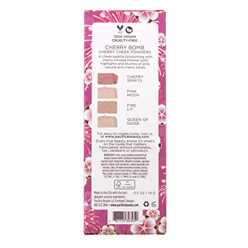 Pacifica, Powder Cheek Cherry Bomb, 0.5 Ounce