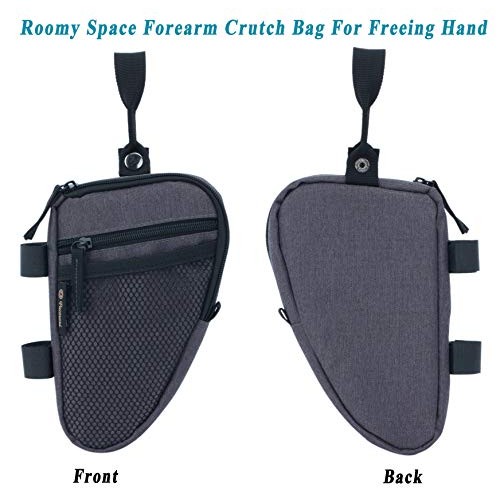 Forearm Crutch Bag Lightweight and Waterproof Forearm Crutch Accessories Stor...
