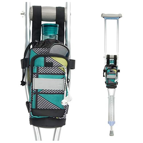 PACMAXI Crutch Bag Universal Crutch Accessories Bag Lightweight Crutch Pouch ...